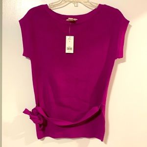 Banana Republic knit top- magenta/ fuscia